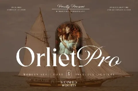 Orliet Pro Family font