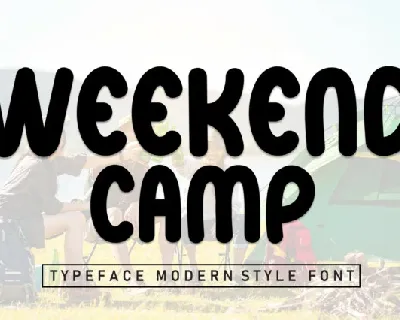 Weekend Camp font