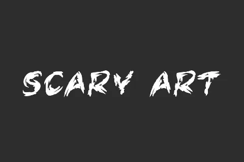 ScaryArtDemo font