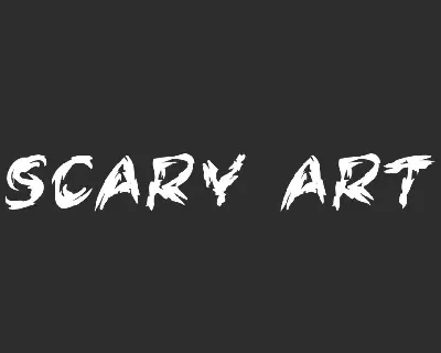 ScaryArtDemo font