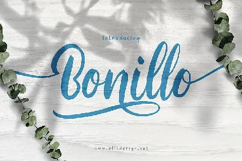 Bonillo Script font