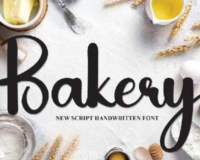 Bakery Script font