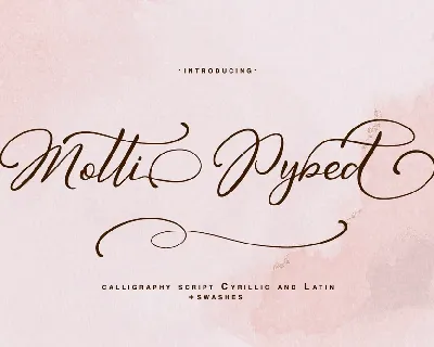 Motty Pybed font