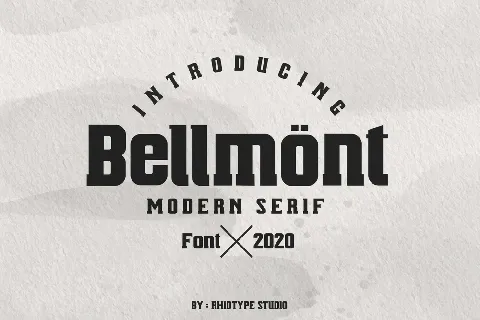 BellmÃ¶nt Modern Serif Typeface font