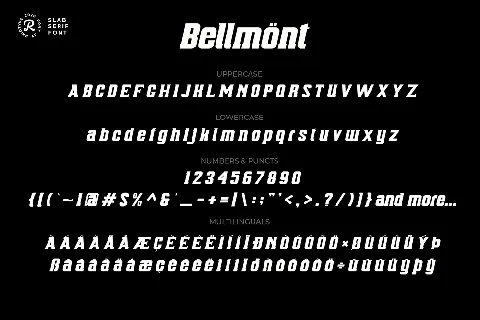 BellmÃ¶nt Modern Serif Typeface font