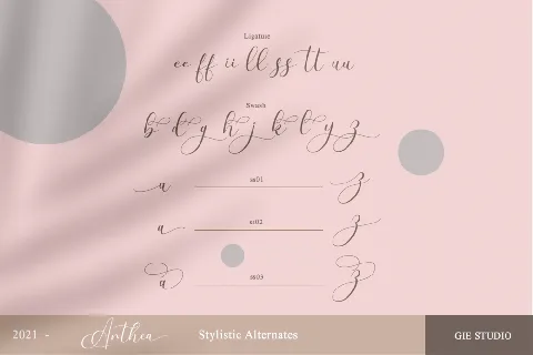 Anthea Personal Use ONLY font
