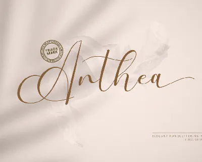 Anthea Personal Use ONLY font