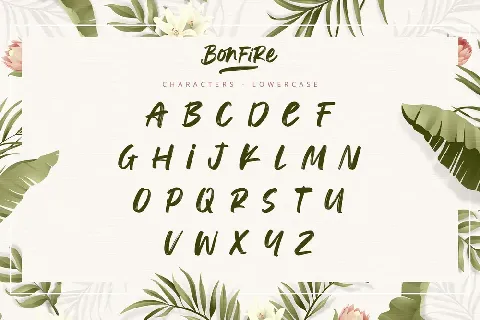 Bonfire font