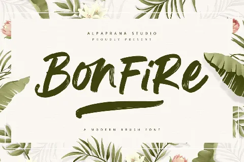 Bonfire font