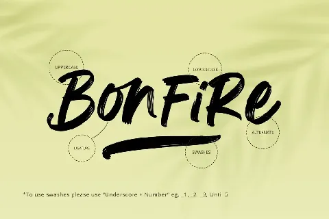 Bonfire font