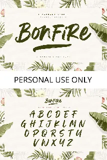 Bonfire font