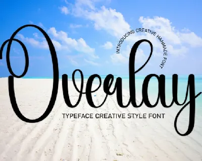 Overlay Script font