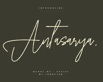 Antasarya font