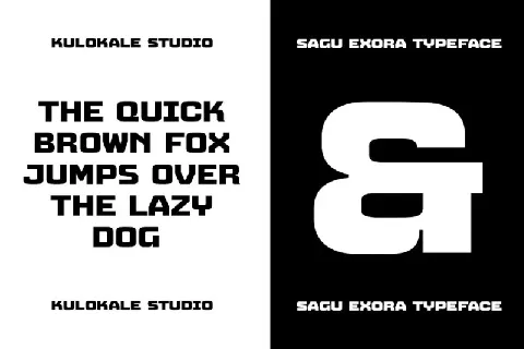 Sagu Exora font