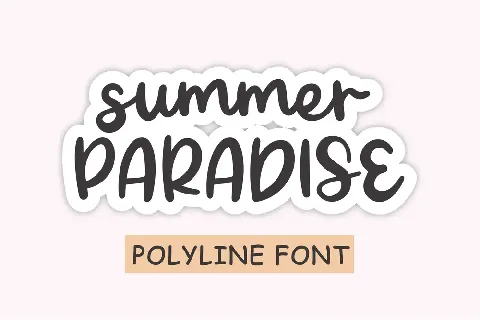 Polyline font