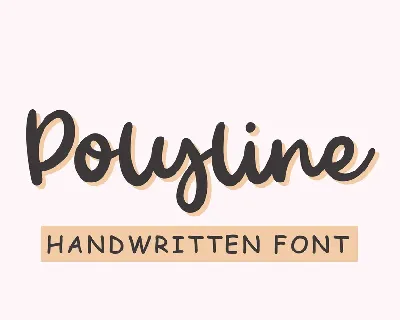 Polyline font