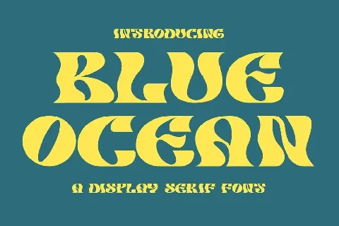 Blue Ocean font