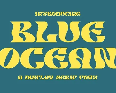 Blue Ocean font