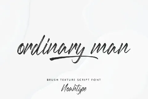 Ordinary Man font