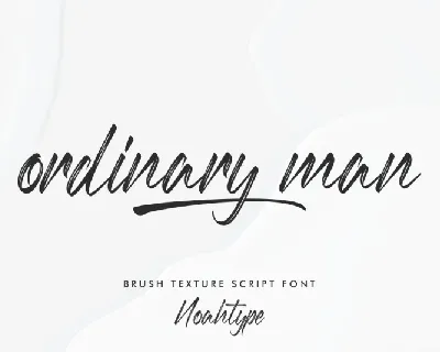 Ordinary Man font