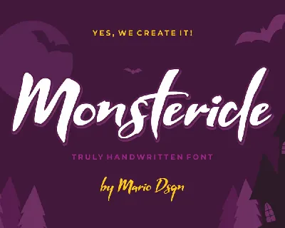 Monsteride font