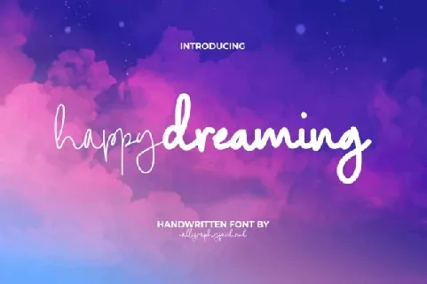 Happy Dreaming font