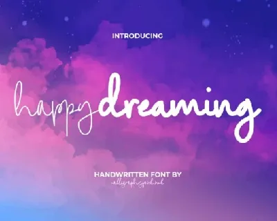 Happy Dreaming font