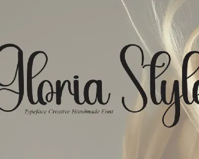 Gloria Style font