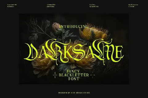 Darksame font