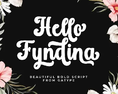 Hello Fyndina font