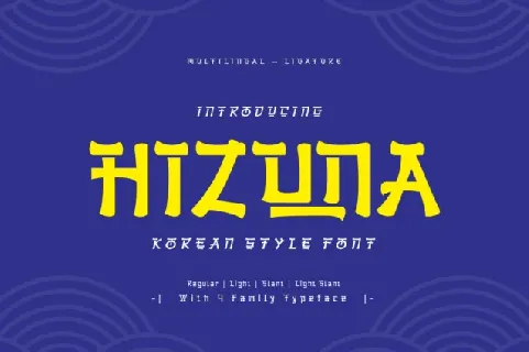 Hizuna font