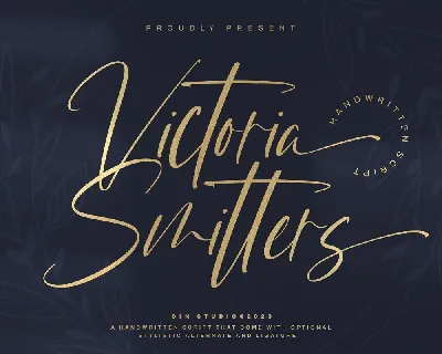 Victoria Smitters font