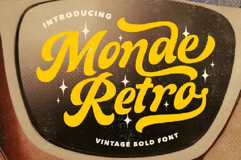 Monde Retro font