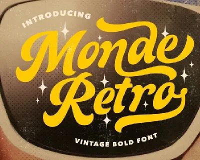 Monde Retro font