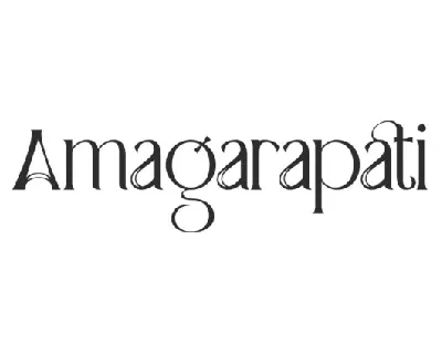 Amagarapati font