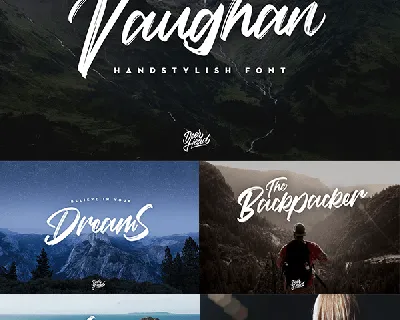 Vaughan Handstylish font