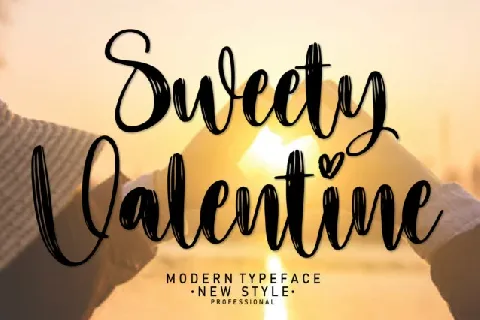Sweety Valentine Script font