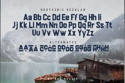 Neotheric font