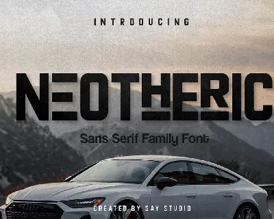 Neotheric font