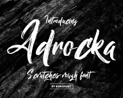 Adrocka font