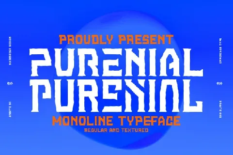 Purenial font