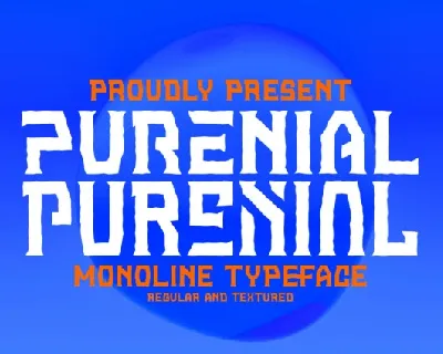 Purenial font