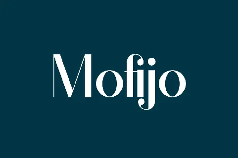 Mofijo font