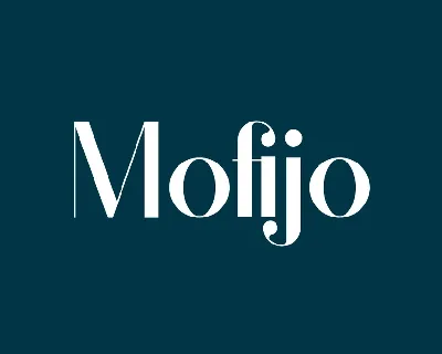 Mofijo font