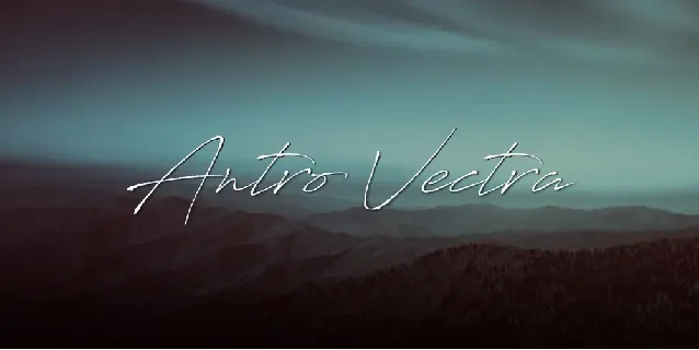 Antro Vectra font