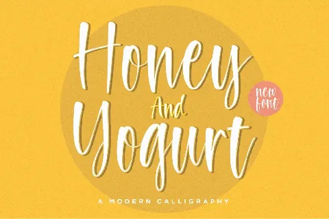 Honey and Yogurt font