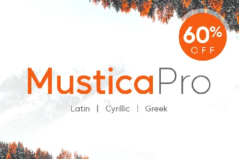 Mustica Pro font