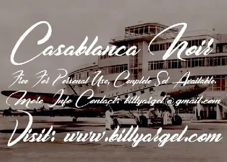 Casablanca Noir font