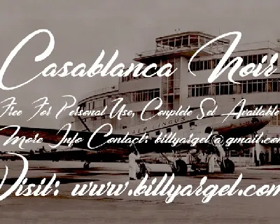 Casablanca Noir font