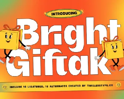 Bright Giftak Sans Serif font